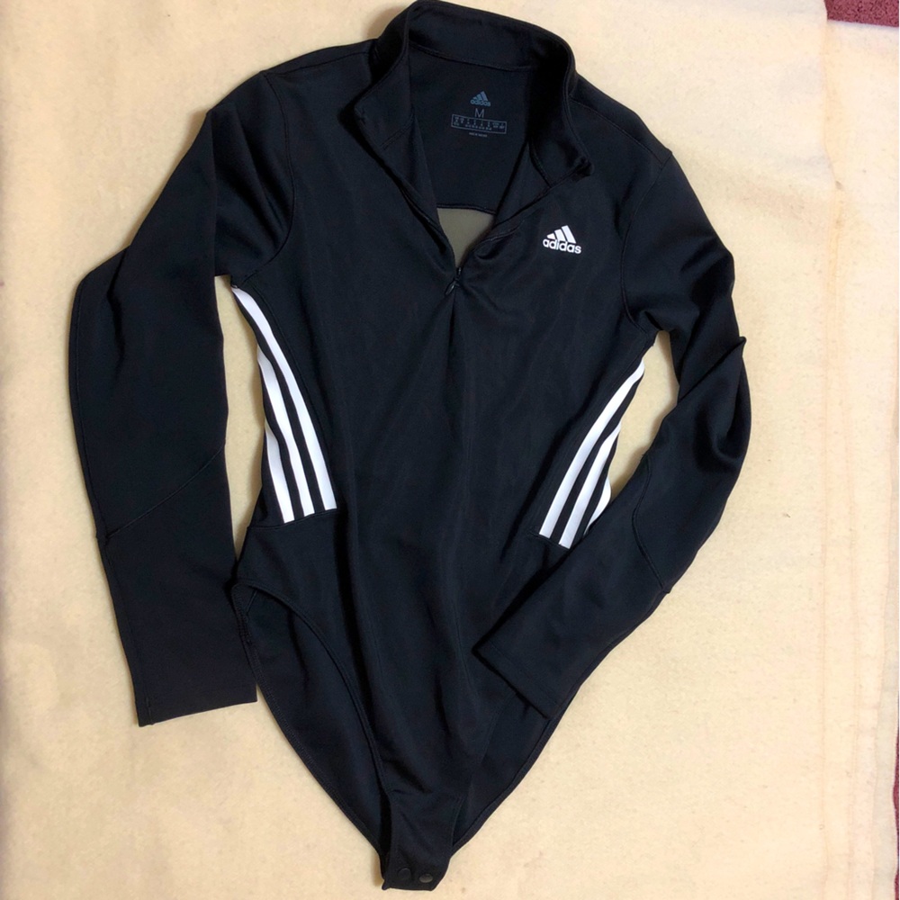 Adidas Bodysuit M Black Mesh Back